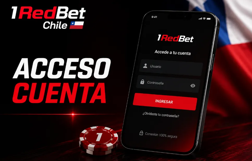 Acceso a la cuenta de 1RedBet desde Chile